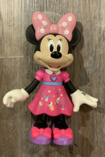 Disney Junior Sweets Treats 10" Plastic Talking Minnie Mouse Doll