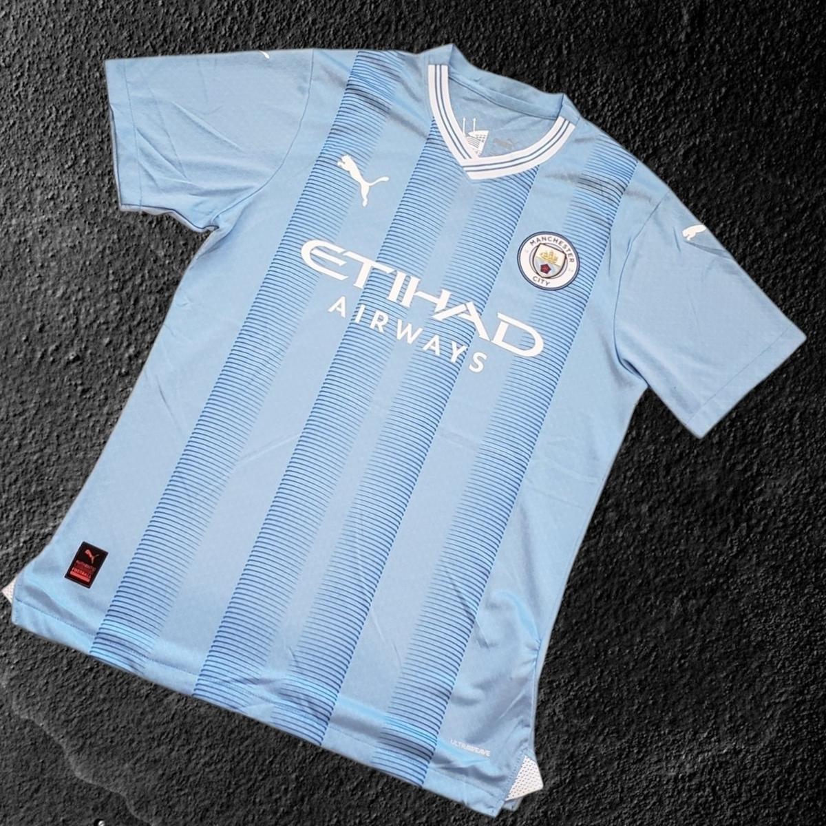 XXL Slim Fit Reduced Jersey Manchester City 23/24 - Blue - Puma