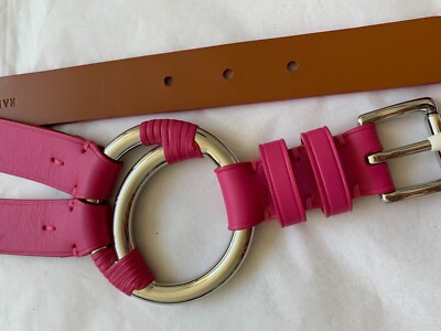 Ralph Lauren Pink Belt Size XS | eBay
