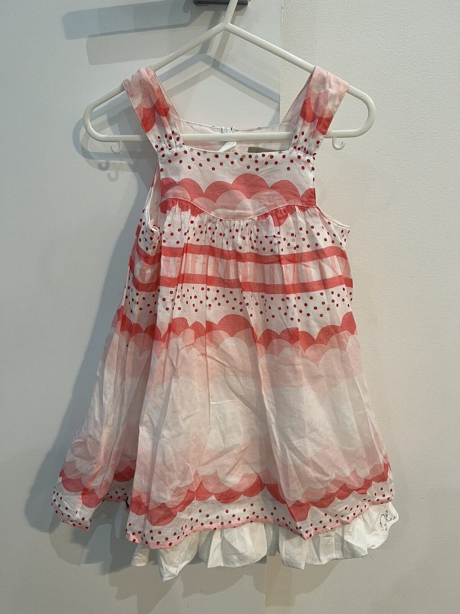 Burberry kids girls Pink Print dress, size UK