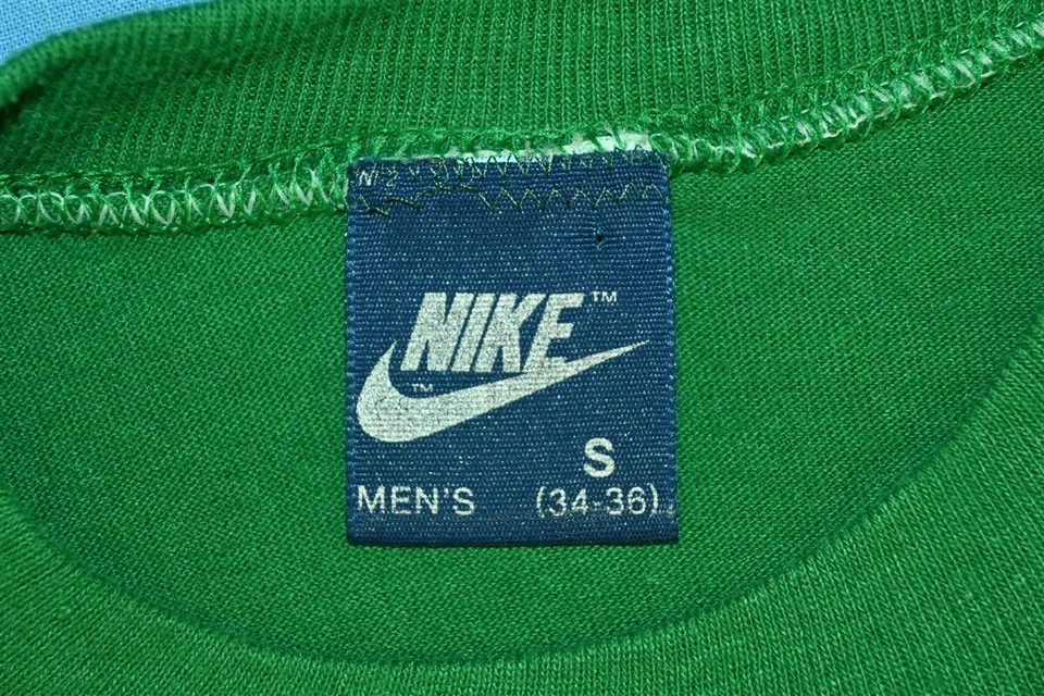 Camiseta de colección años 80 NIKE NUEVA JERSEY 10 MILER RITOS OF SPRING 1984 RUN GREEN EE. UU. S Foto 3 de 4