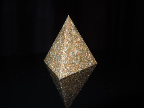 Orgone Orgonite Pyramid EMF Protection Bionized Quartz Sand Tetrahedron 3 Sided - Picture 6 of 11