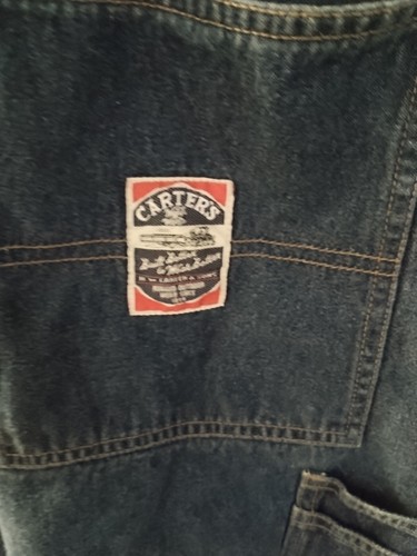 Carters Overalls Shorts Size M Denim Medium Youth Carpenter - Picture 12 of 16