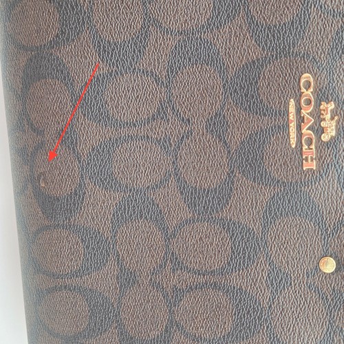 Coach 91494 Mini Lillie Carryall Bag Satchel Crossbody Signature Leather Red - Picture 7 of 13