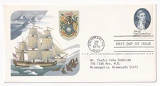 STAMP US SCOTT 1732 "Explorer Capt. James Cook" 13 CENT 1978 FDC - A
