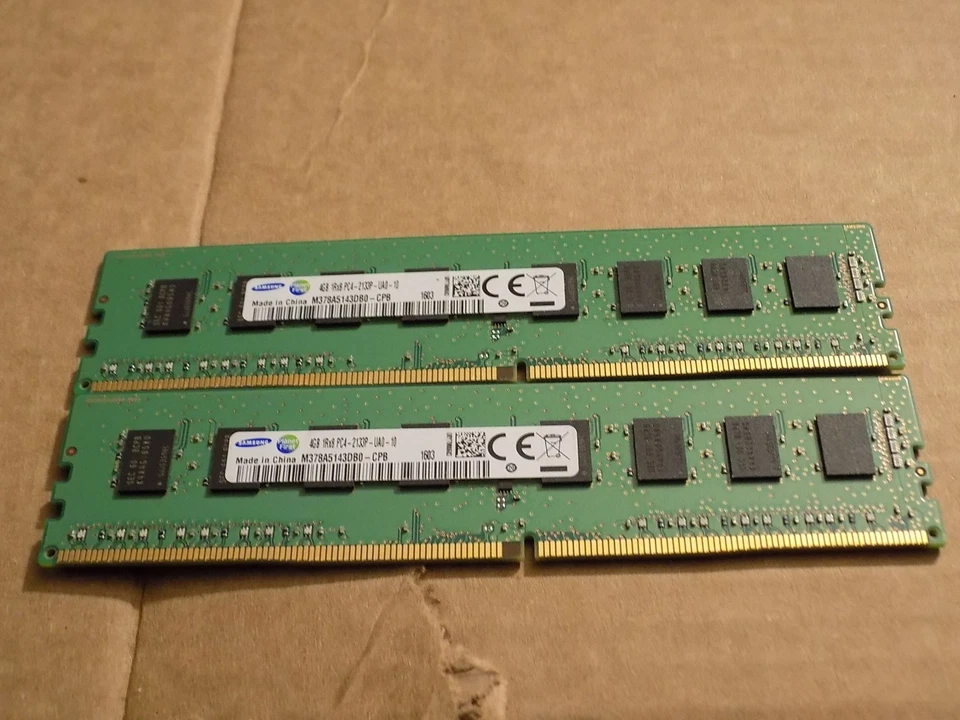 Samsung 8GB (2x4GB) DDR4 SDRAM 2133MHz Dual Channel Memory Kit M378A5143D80-CPB - Image 3 of 4