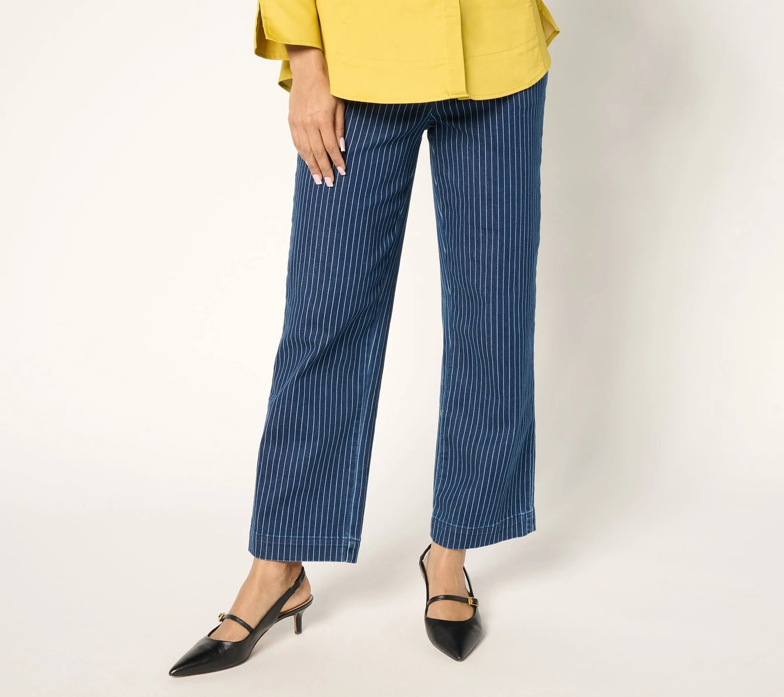 Joan Rivers Classics Collection Women's Petite Pants 14P Luxe Blue A679958