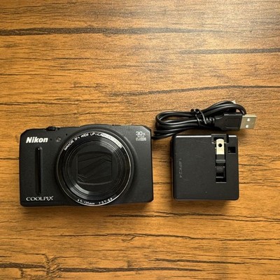 For parts Nikon Coolpix S9700 Compact digital camera black