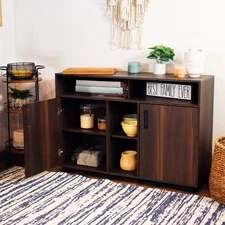 48.5" Anthony Sideboard Storage Buffet Cabinet with Shelves by Sunnydaze