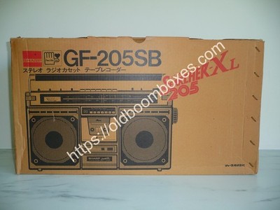 SHARP GF-205SB FM/AM Stereo Radio Cassette Recorder
