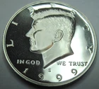 1999 S * PROOF KENNEDY Silver HALF DOLLAR * Exact coin shown *USA Only FREE Ship