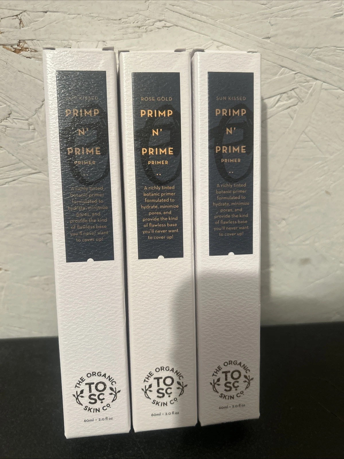 Organic Skin Co Primp N' Prime Sun Kissed Primer, (lot Of 3 )