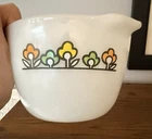 Vintage Anchor Hocking Fire King Summerfield Flower Mixing Bowl