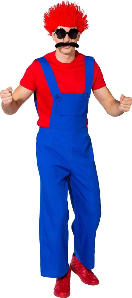 ORLOB KARNEVAL Latzhose Clownhose Herren Hose Karneval Fasching Kostüm 46-60