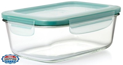 OXO Good Grips 8 Cup Smart Seal Airtight Glass Rectangle Containe