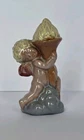 Fritz Pohl Karau Jugendstil Art Deco Keramik Putto Putti w.  Keramos Goldscheide