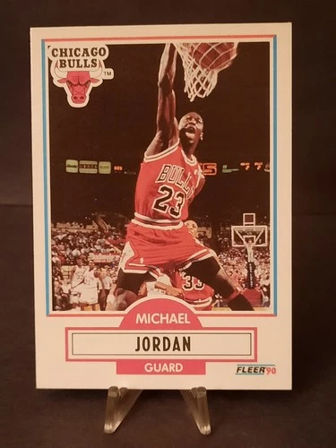MICHAEL JORDAN 1990-91 90-91 Fleer #26 Chicago Bulls HOF RARE