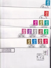 GB Machin Definitives  FDC choice years 2003-2014 special pmks M12L MRIL coil