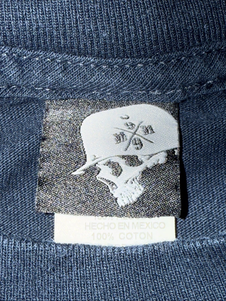 Camiseta Gráfica Vintage Metal Mulisha Live Fast-Die Last Motocross Dirtbike Talla XL Foto 3 de 4