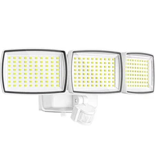 AIXPI Battery Powered Motion Sensor Outdoor Lights, 1500LM Flood Light IP65 W...