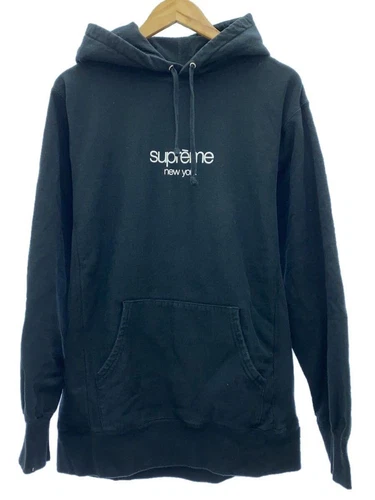 Felpa Supreme con cappuccio XL cotone nero usata