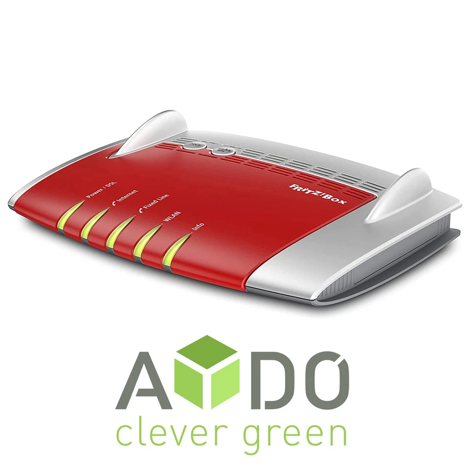 AVM FRITZBox 7490 International VDSL DSL Modem ISDN Gigabit WLAN MESH Router  - Bild 2 von 3