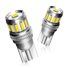 194 LED License Plate Light 300 High Brightness T10 168 2825 Pack of 2 White