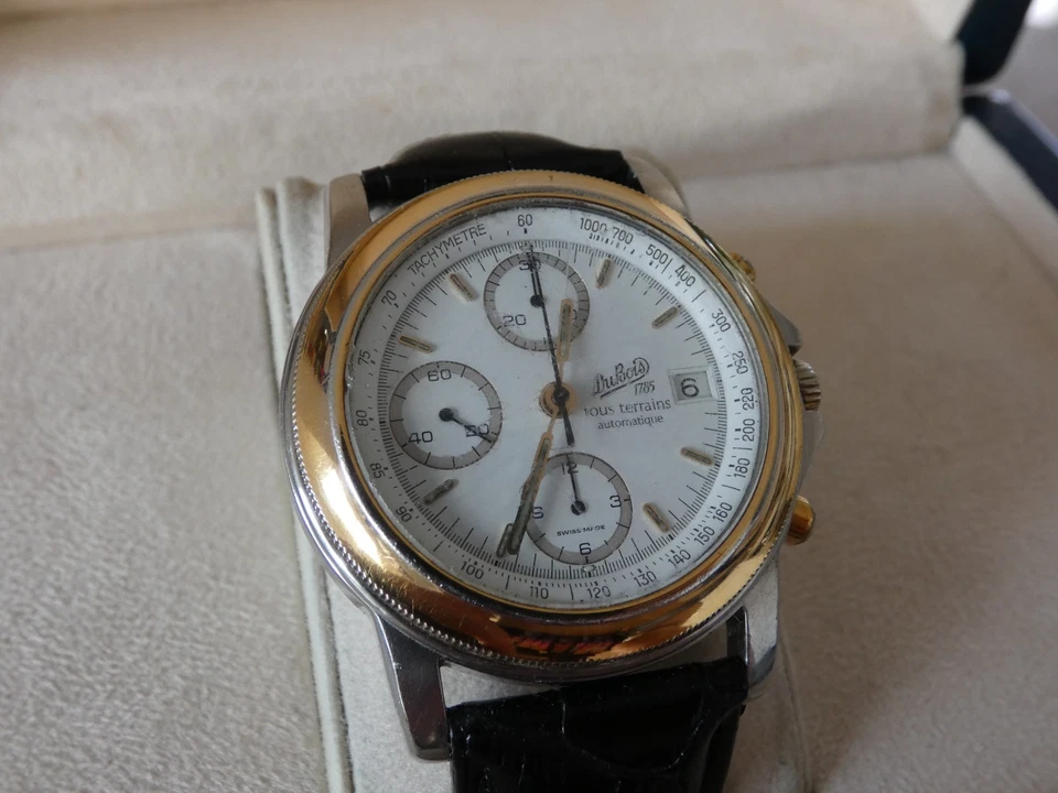 DuBois Tous Terrain Automatic Chronograph - ETA Valjoux 7750 - Two Tone - READ! - Image 2 of 4