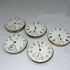Antique Victorian Waltham Traveler Pocket Watch Movements X 5