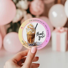 56 THANK YOU SEALS LABELS STICKERS FOR SMALL BUSINESS, CRAFTS, PARTIES 2 INCH