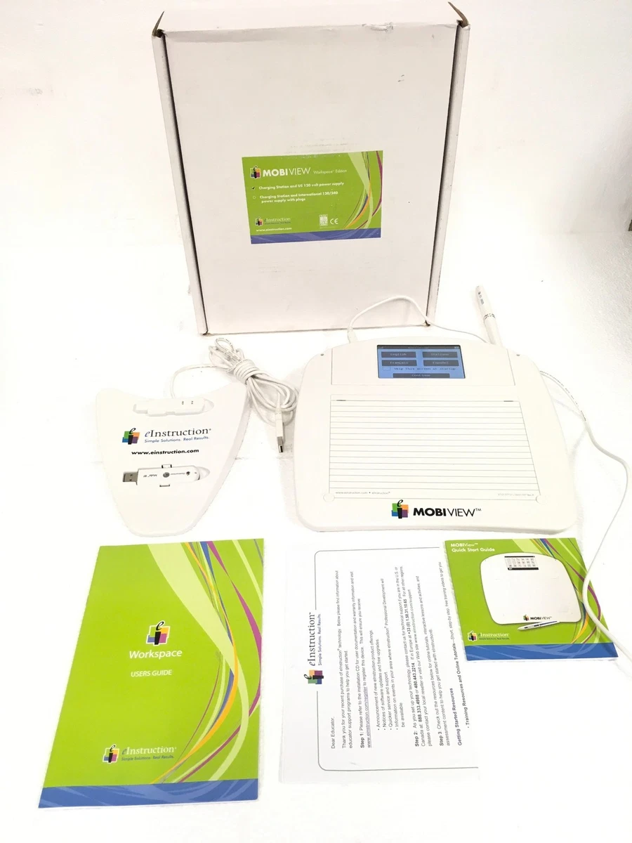 Tablette EInstruction MobiView MWB600 – Avec Accessoires, état Fonctionnel