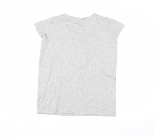 French Connection Women's Grey Graphic T-Shirt - Size S - Picture 2 of 12