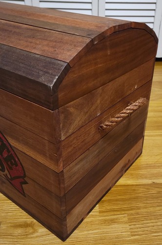 Appleton Estate Jamaica Rum Pirates Chest Wooden Crate Box w/ Rope Handles - Picture 7 of 9