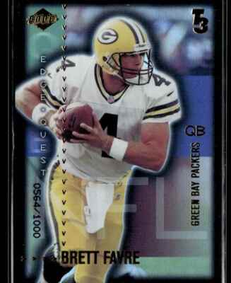 2000 Collector's Edge T3 EdgeQuest Brett Favre #564/1000 Green Bay Packers #EQ19