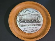 Vintage Koziol W. Germany 9-1/2" Wall Plate The Last Supper 1984 Oberammergau 