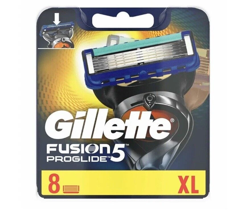 Lame per rasoio Gillette Fusion 5 ProGlide 8 lame - 8 nuove di zecca