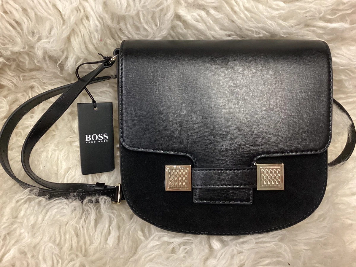 Black suede saddle bag 2025