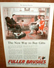 Fuller Brush Company November 1924 American Magazine Print Ad Vintage