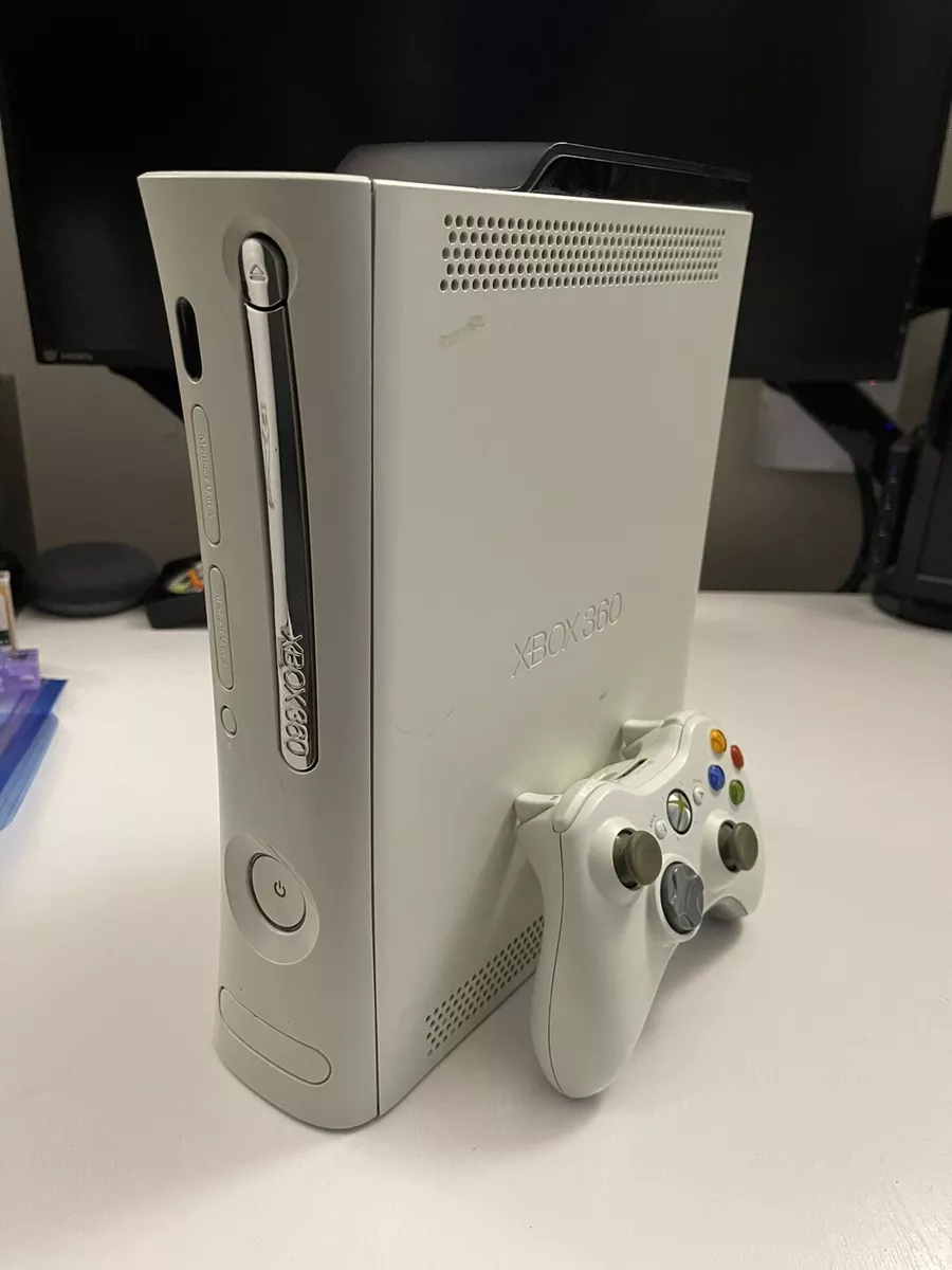 Microsoft Xbox 360 Arcade 120GB Console - White , With Games, See  Description