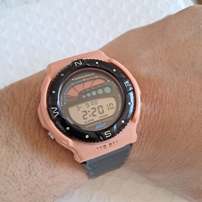 CASIO Surfing Timer 942 SUF-100 Vintage Digital Watch 90's Japan