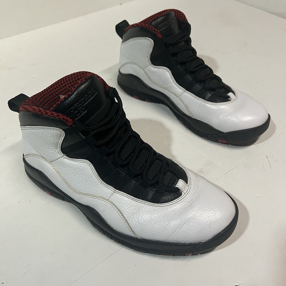 Air Jordan 10 Retro \'Chicago\' 2012 Men’s Size 8 (310805-100) OG ALL CLEAN! Nike Air Jordan 10 X Retro Chicago White Black Red Men 9.5  main image 3
