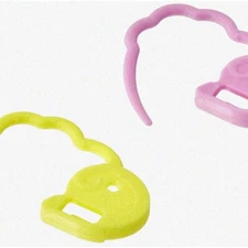 SnapSecure Stitch Markers - Jumbo Pack of 12 for Effortless and Efficient Knitti