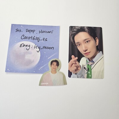 Seventeen 2023 Caratland memory book member photocard with sticker