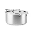 All-Clad BD55508 D5 Brushed  5-Ply 8-qt Stock Pot with Lid (SCRATCH/DENT)