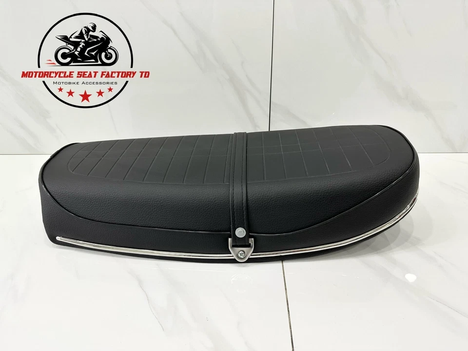 Asiento estilo clásico Honda CB750 K2-K6 1972 1973 1974 1975 1976 CB750K. Sartén de metal. Foto 3 de 4