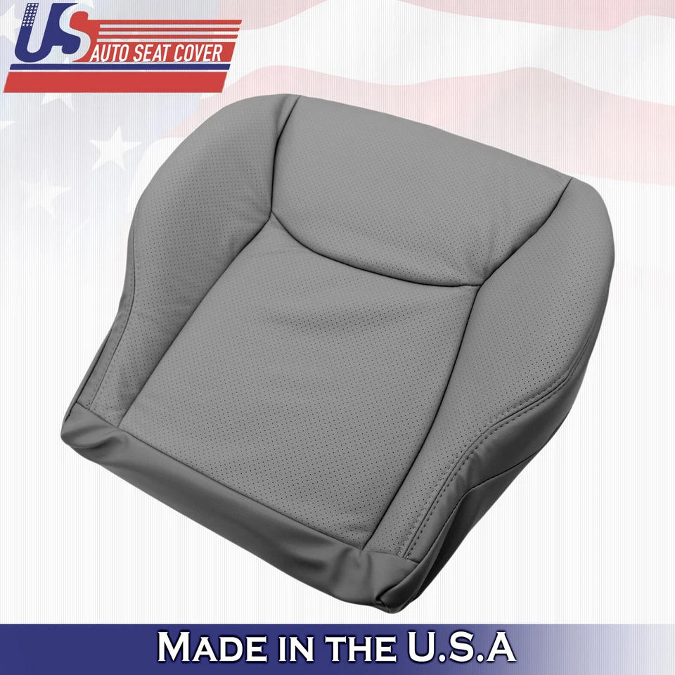 Cubierta de asiento de cuero gris inferior de pasajero para Mercedes Benz Clase S 2000 a 2002 Foto 3 de 4