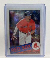 2020 TOPPS SERIES 2 XANDER BOGAERTS Red Sox 1985 CHROME SILVER PACK REFRACTOR