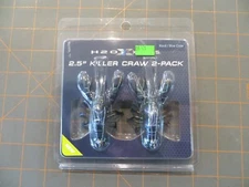 H2O Xpress Black & Blue 2.5 inch Killer Craw 2 Pack