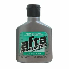 Afta Pre-Electric Shave Lotion With Skin Conditioners Oil Free - 3 oz - 3 PACK