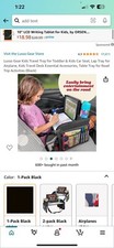Lusso Gear Kids Travel Tray for Toddler Car Seat, Travel Tray for Kids Car Seat,